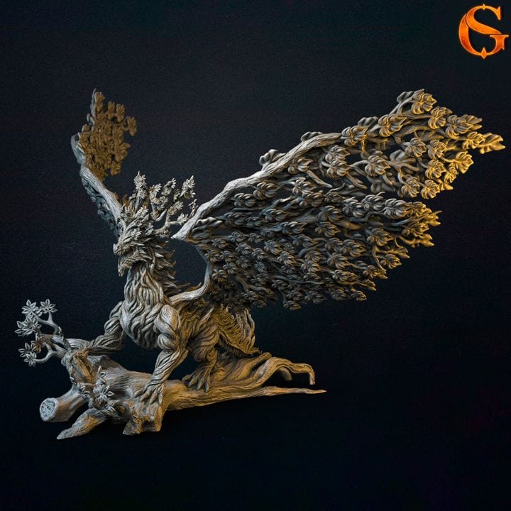 NordicDice Custom print Dragon Arbus Pinewing Unpainted - Custom Mini