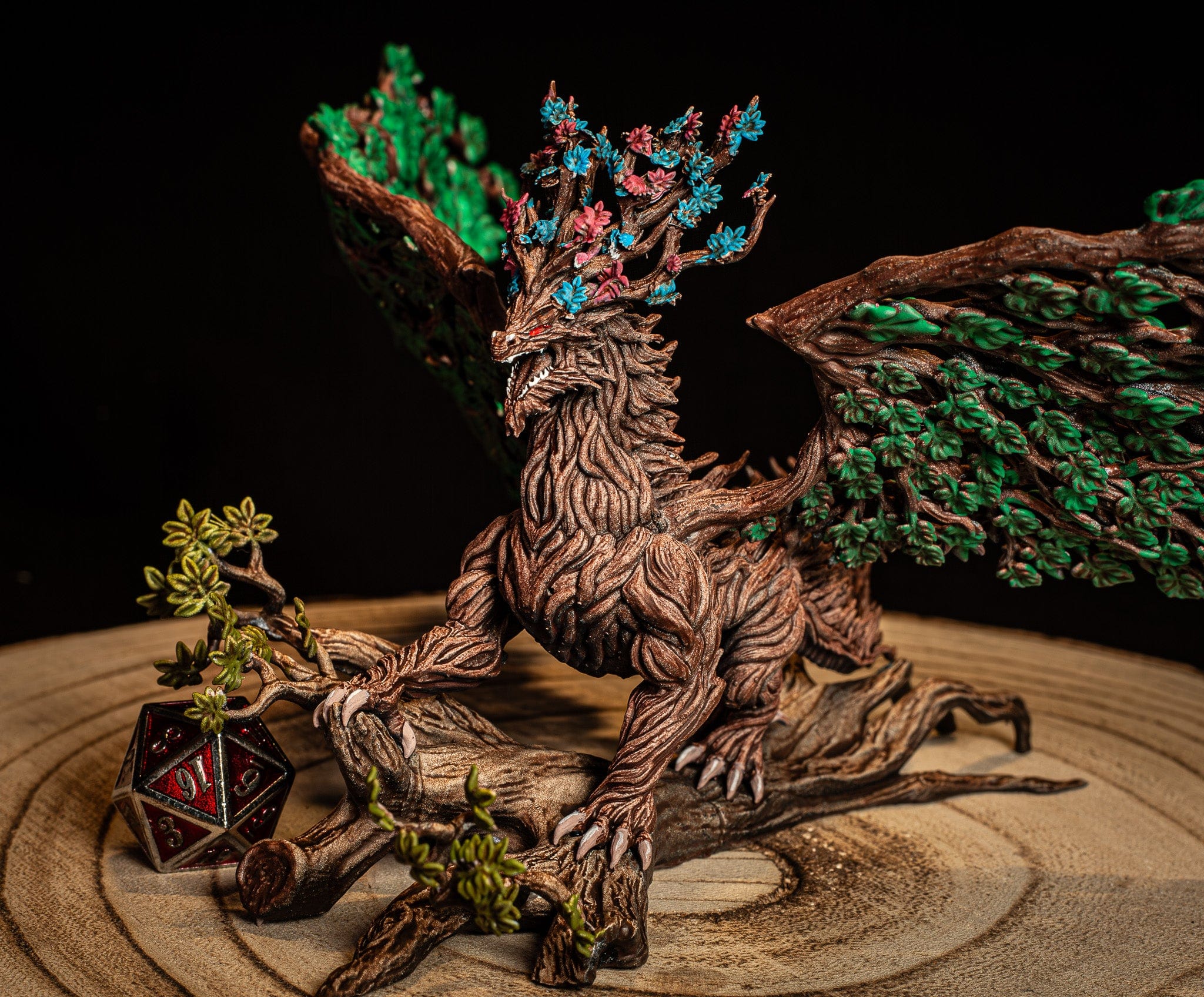NordicDice Custom print Dragon Arbus Pinewing Unpainted - Custom Mini