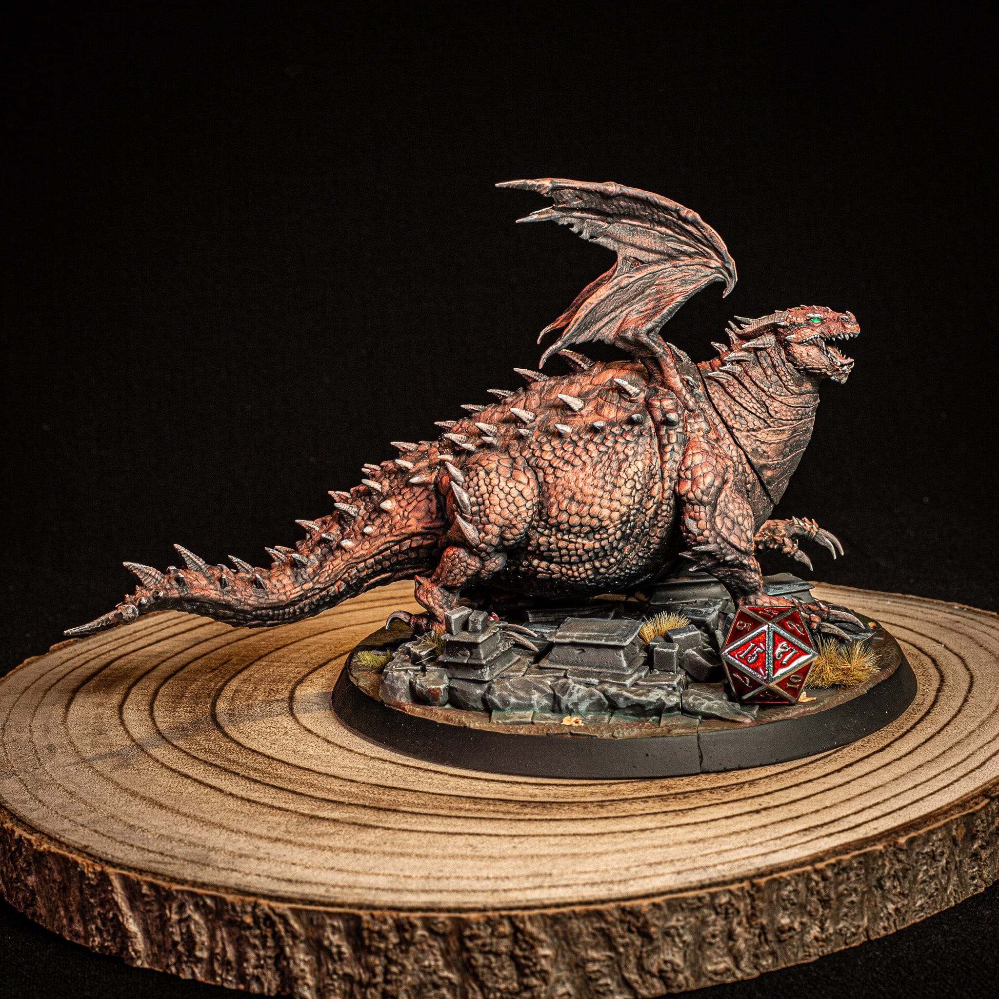 NordicDice Custom print Dragon Corpulus the Voluminous Unpainted - Custom Mini