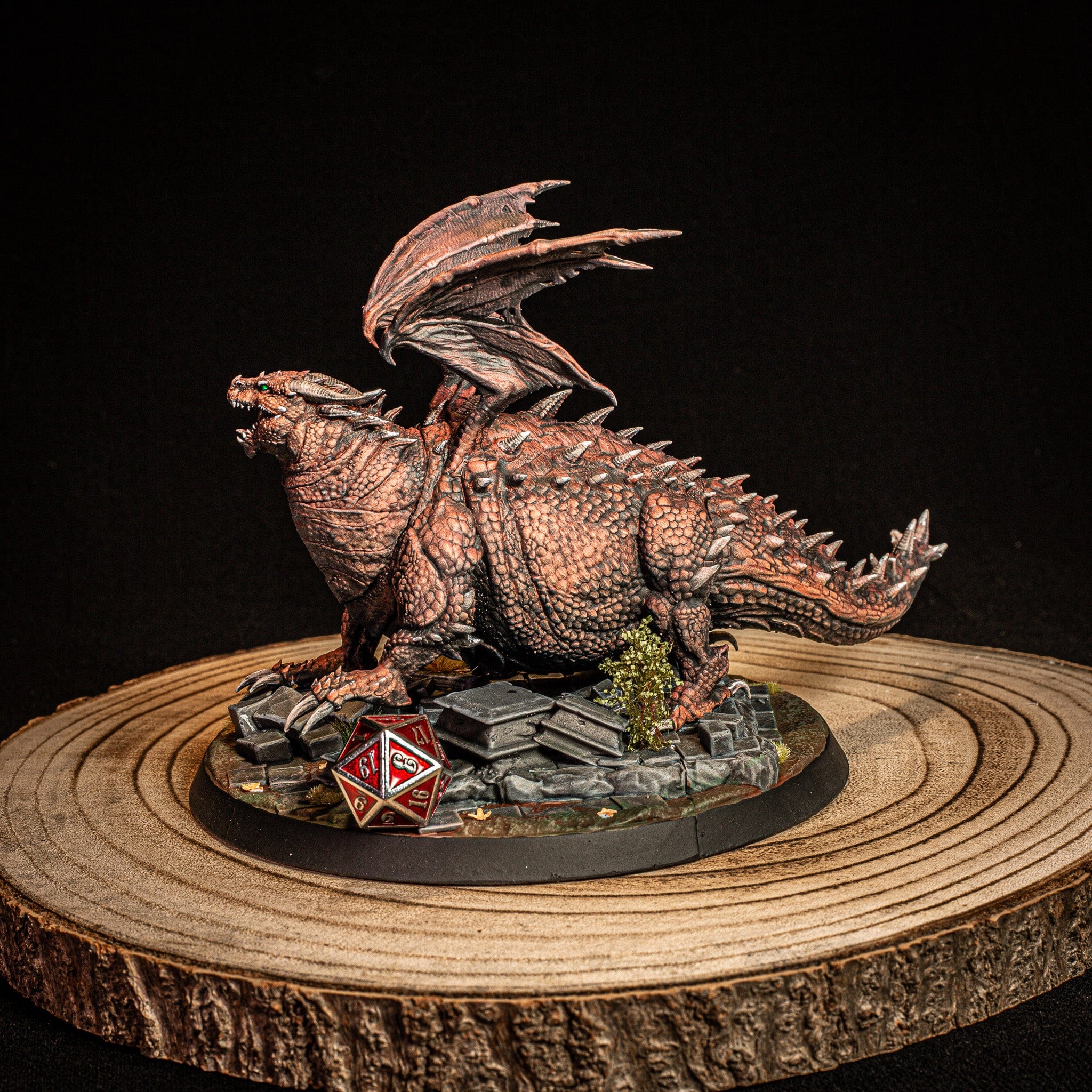 NordicDice Custom print Dragon Corpulus the Voluminous Unpainted - Custom Mini