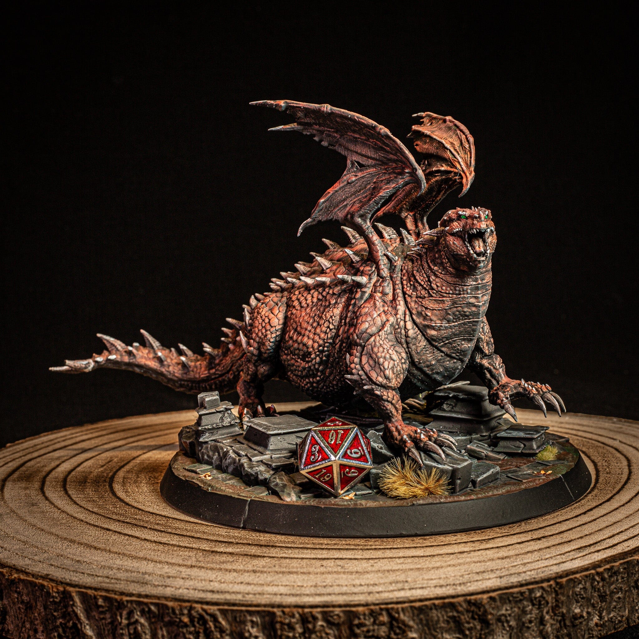 NordicDice Custom print Dragon Corpulus the Voluminous Unpainted - Custom Mini