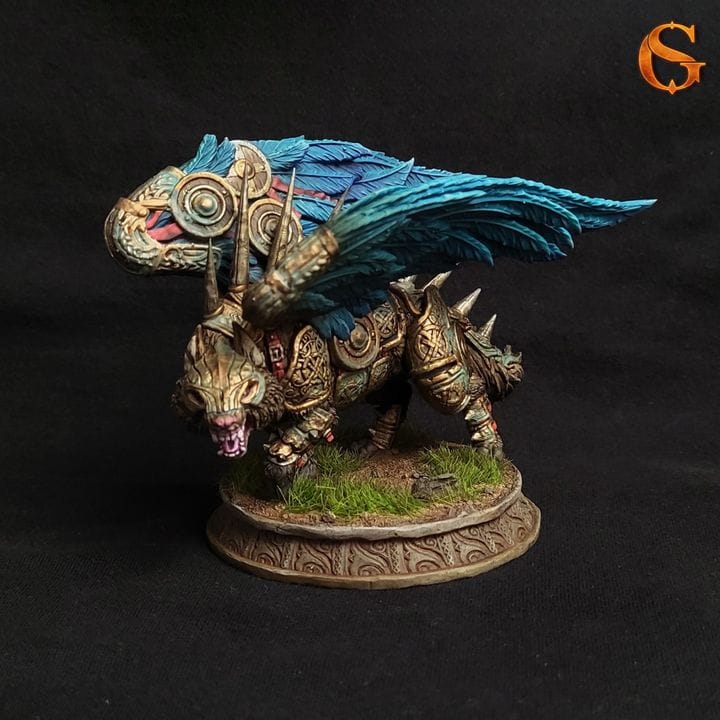 NordicDice Custom print Giant Mech-Wolf - Custom Mini