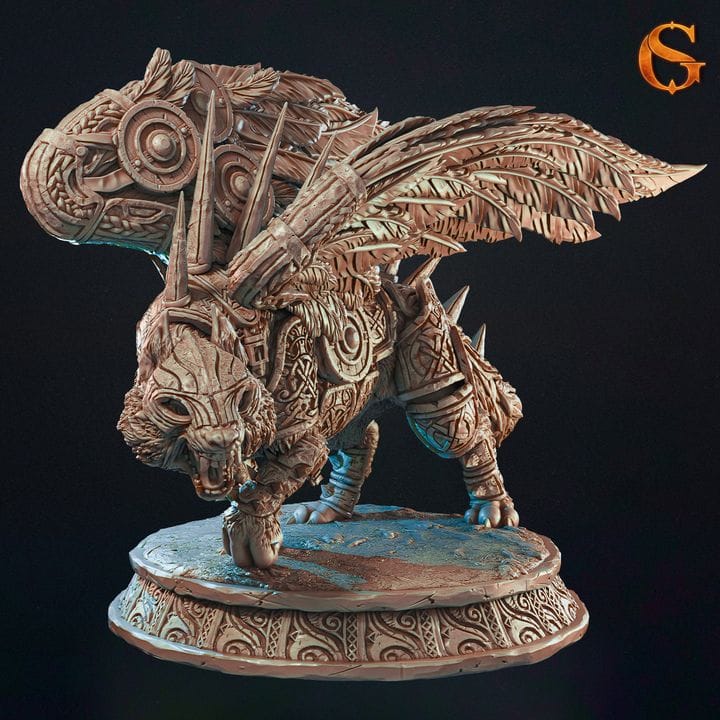 NordicDice Custom print Giant Mech-Wolf - Custom Mini