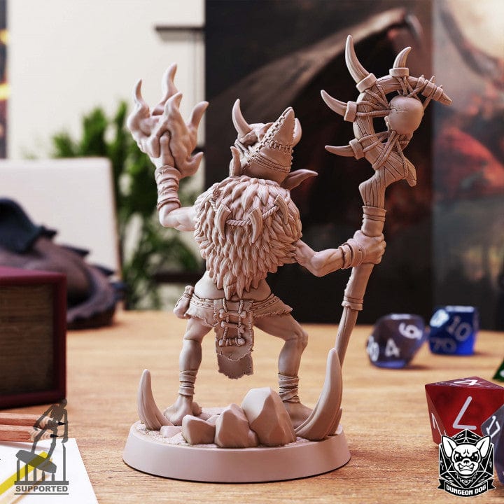 NordicDice Custom print Goblin Shaman Unpainted - Custom Mini