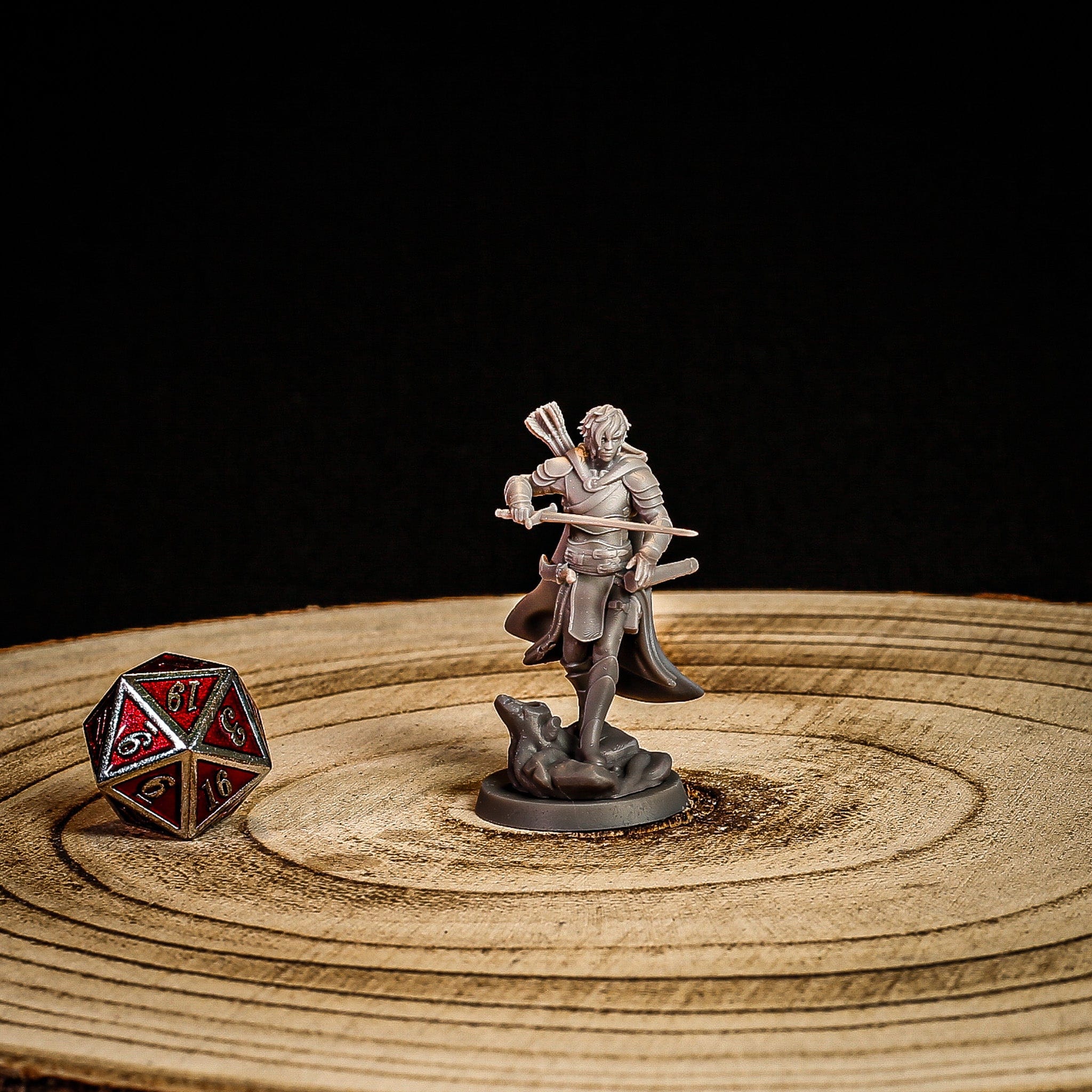 NordicDice Custom print Ranger Half Elf Unpainted - Custom Mini