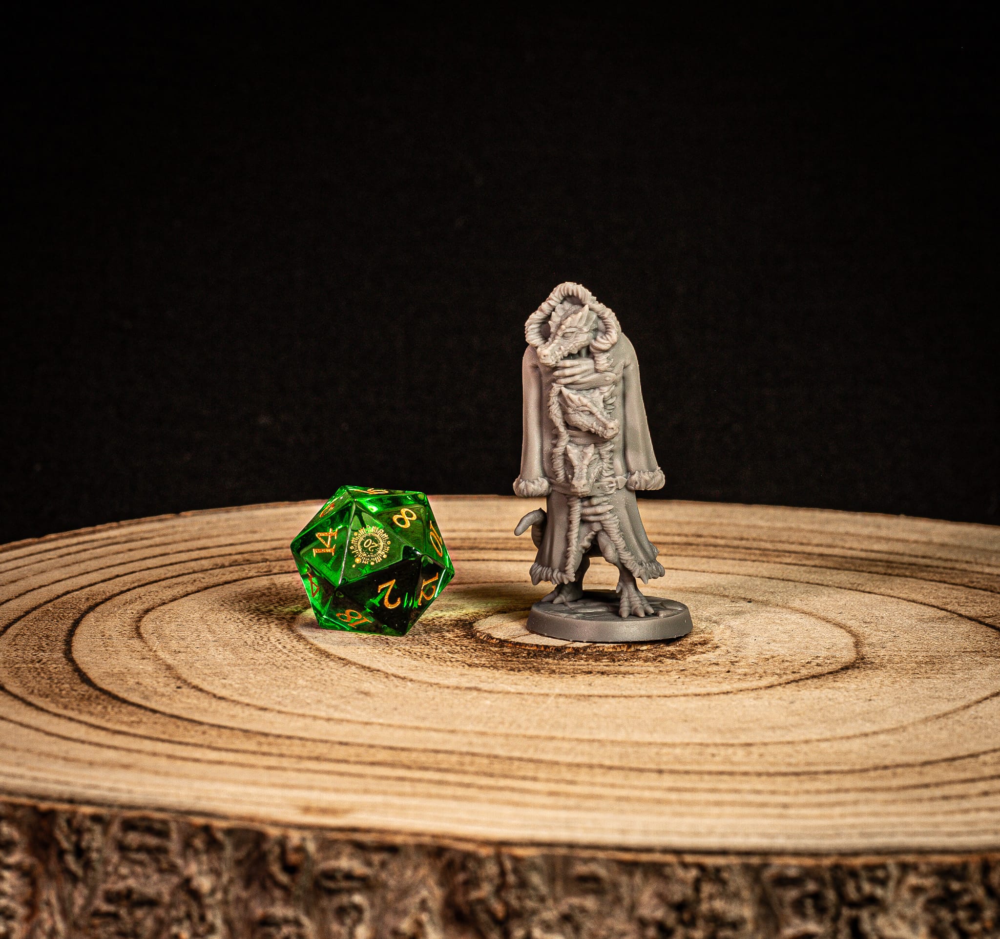 NordicDice Custom print Three Kobolds In A Trenchcoat Unpainted - Custom Mini