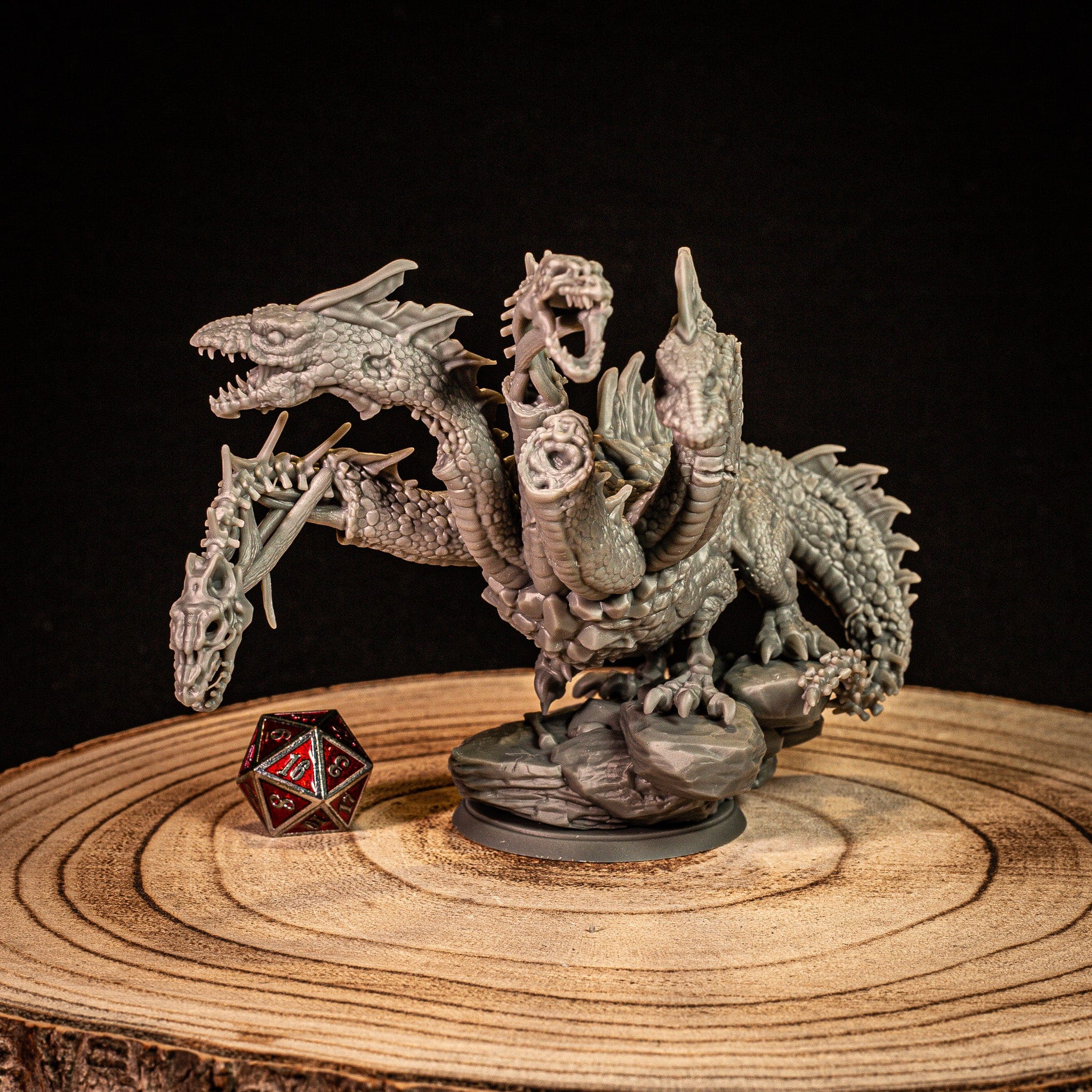 NordicDice Custom print Undead Hydra Unpainted - Custom Mini