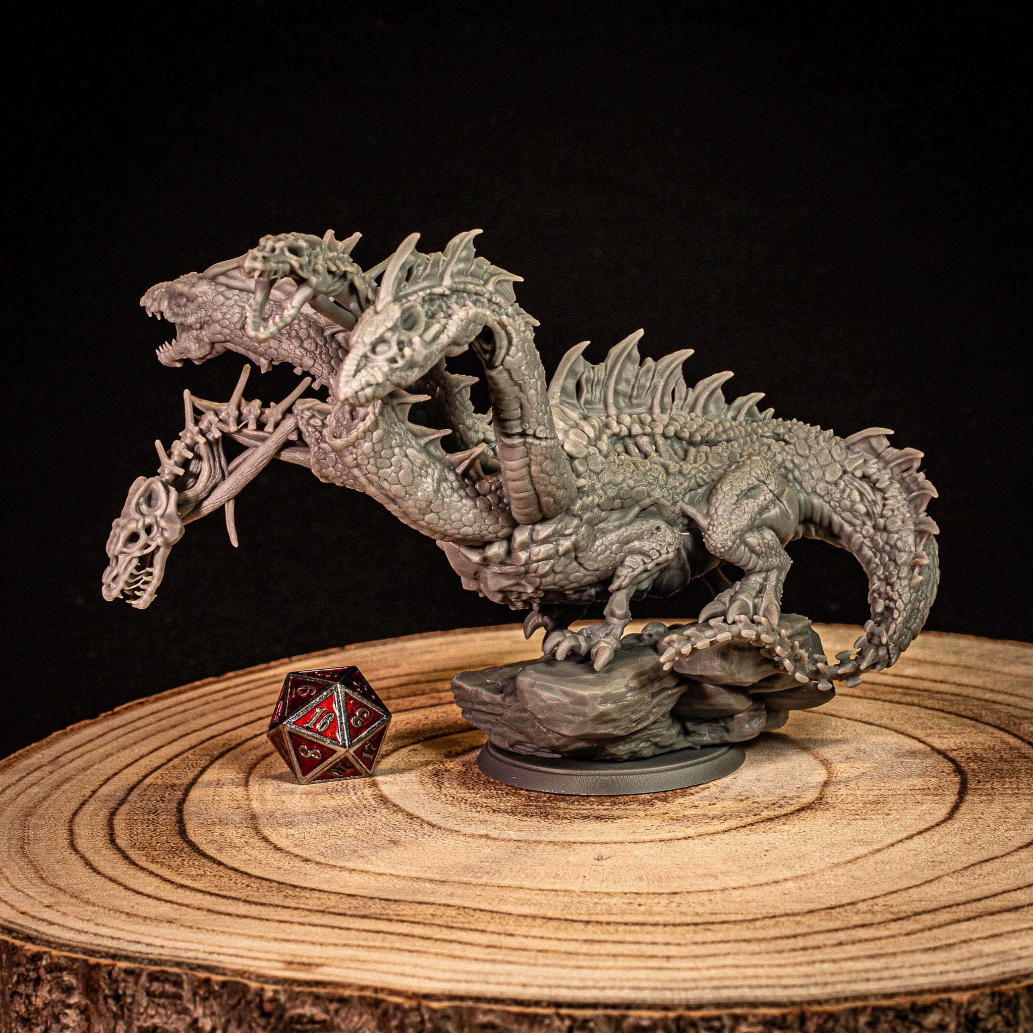 NordicDice Custom print Undead Hydra Unpainted - Custom Mini