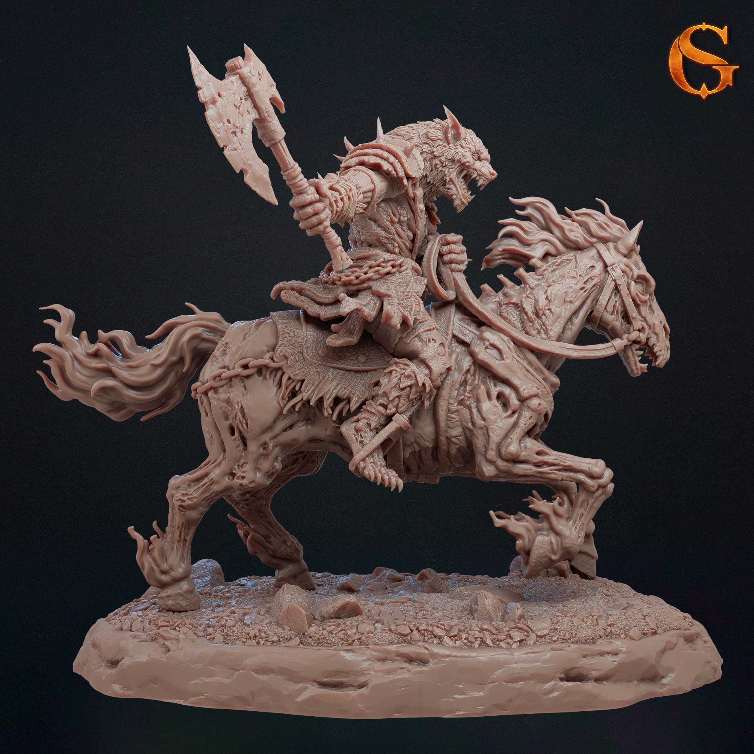 NordicDice Custom print Wargas Deathwake - Custom Mini