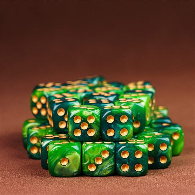 NordicDice d6 Grøn mini d6 terning - 25 stk