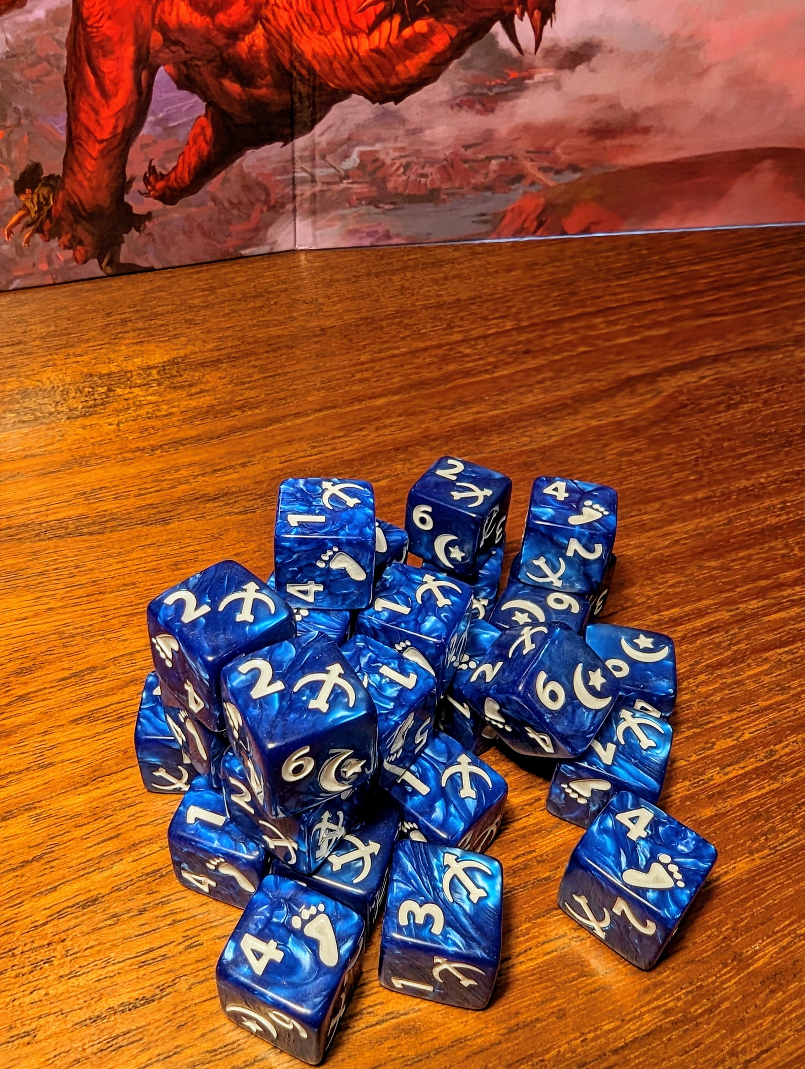 NordicDice d6 Månekriger terninger d6