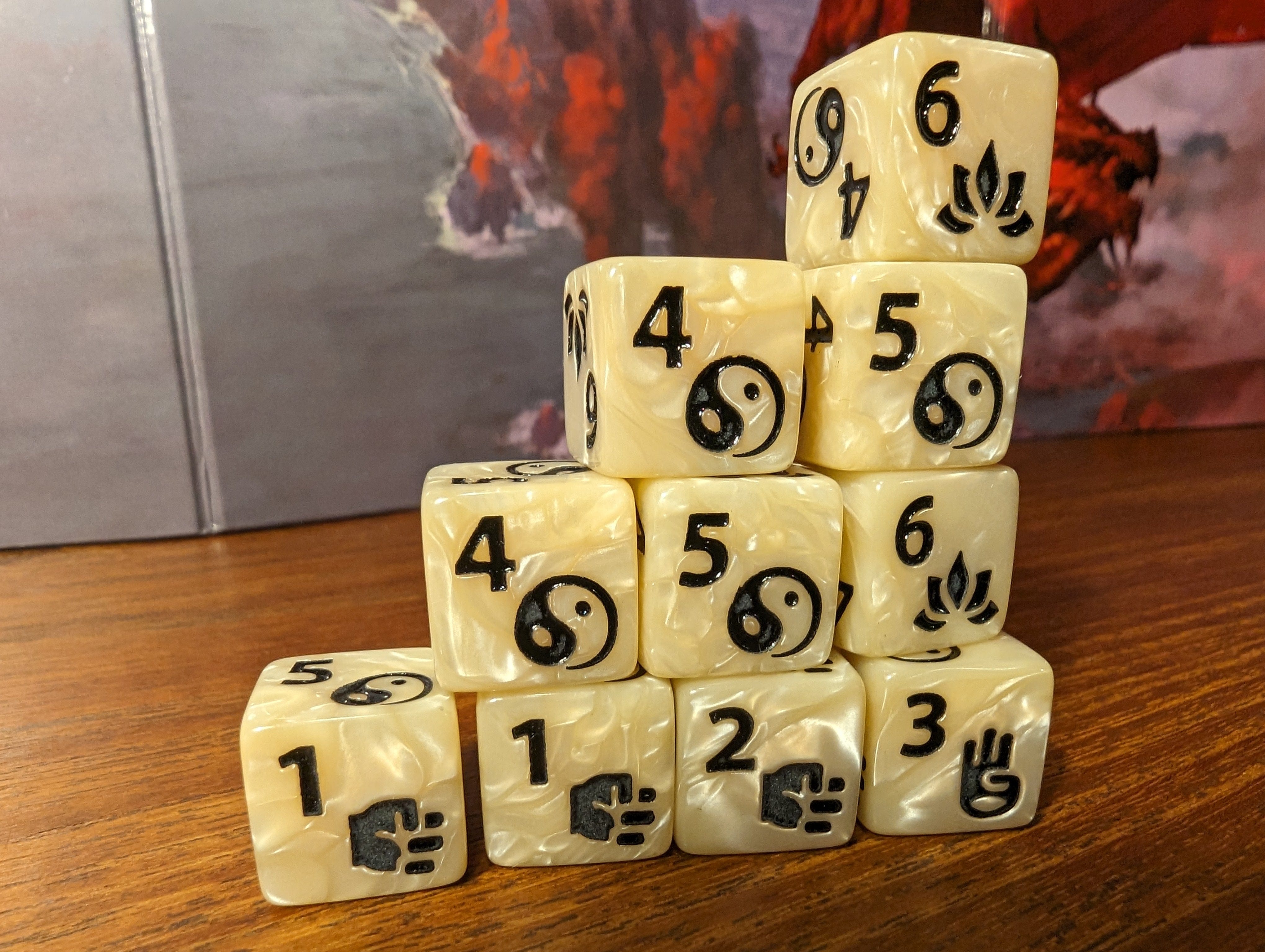 NordicDice d6 Monk terninger d6