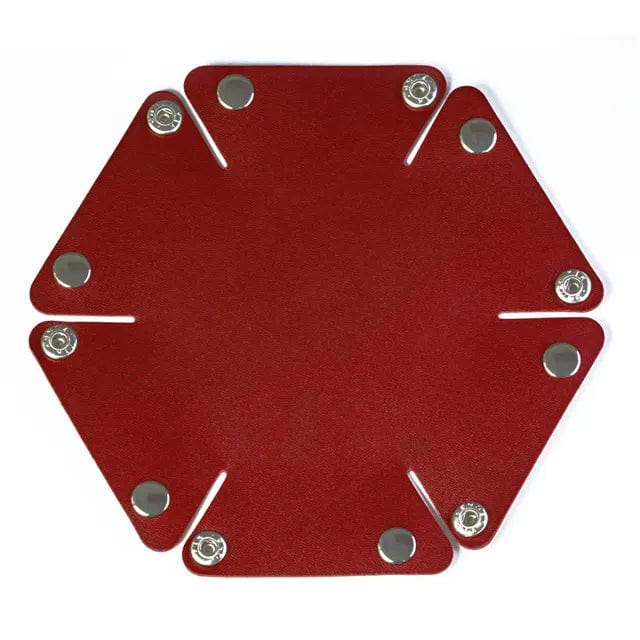 NordicDice Dice tray Mini Foldbar Terningemåtte - rød