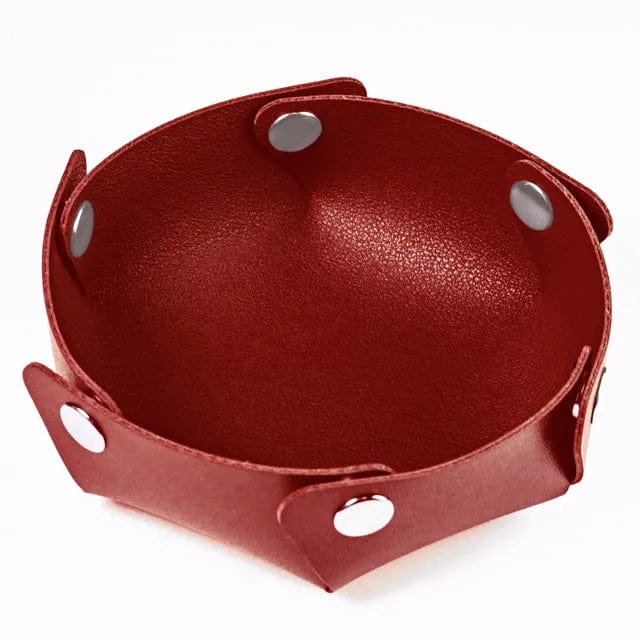 NordicDice Dice tray Mini Foldbar Terningemåtte - rød