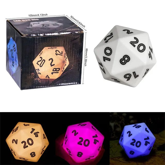 NordicDice LED D20 LED rollespilsterning