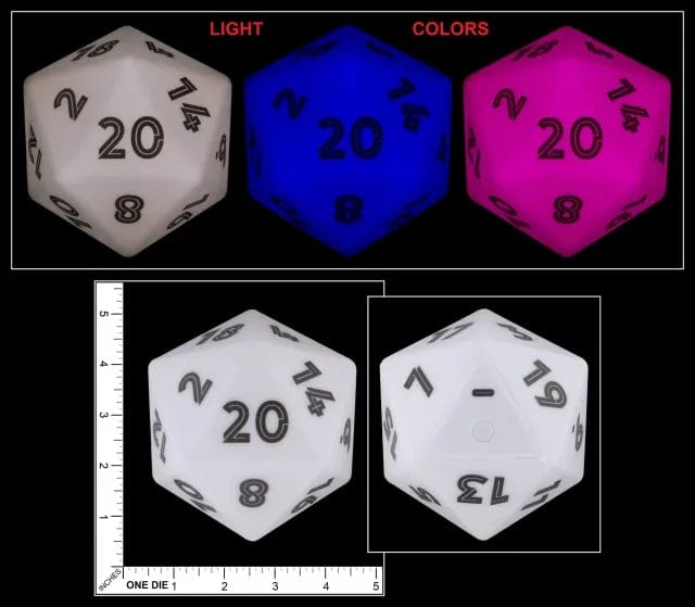 NordicDice LED D20 LED rollespilsterning
