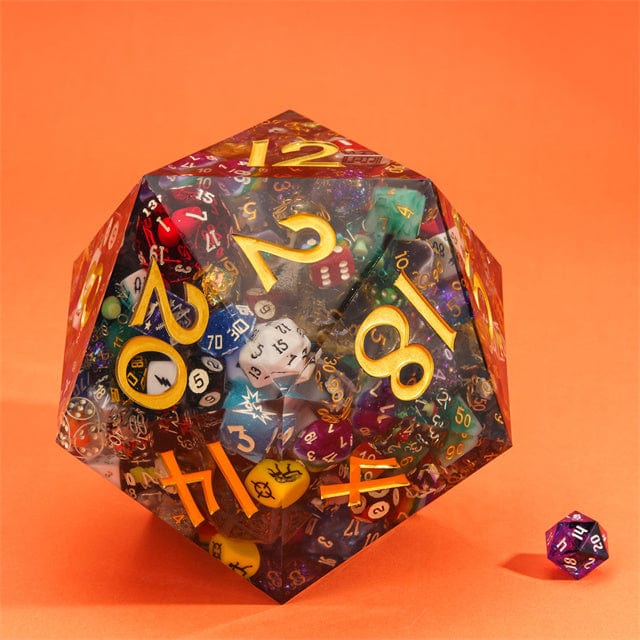 NordicDice Liquid dice The d20 who rules them all - 160mm