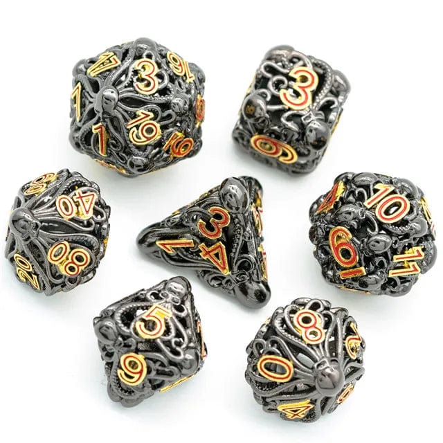 NordicDice Metal terninger Hul corrupted cthulhu dice
