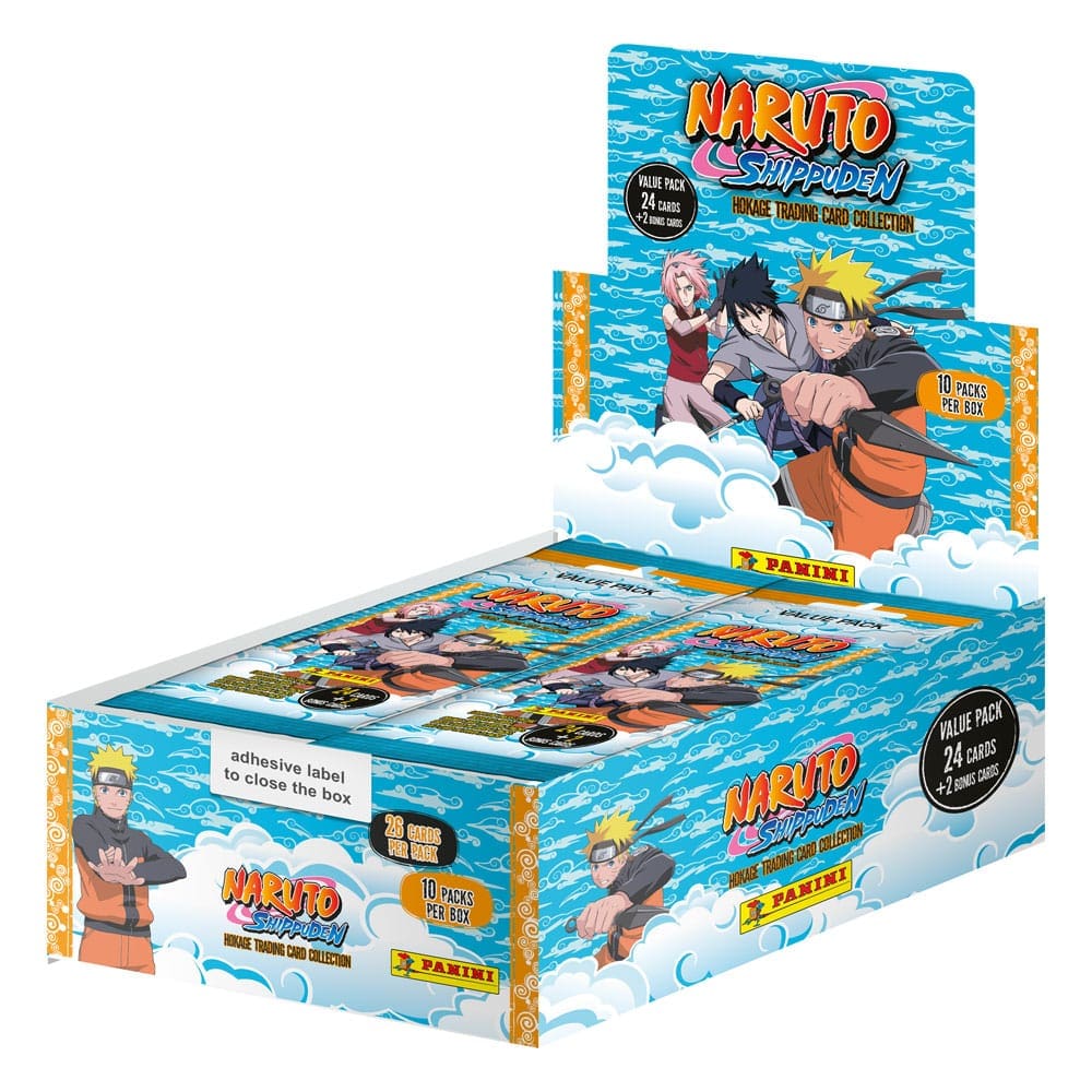 NordicDice Naruto Naruto Shippuden Hokage Trading Card Collection Value Packs Display (10)