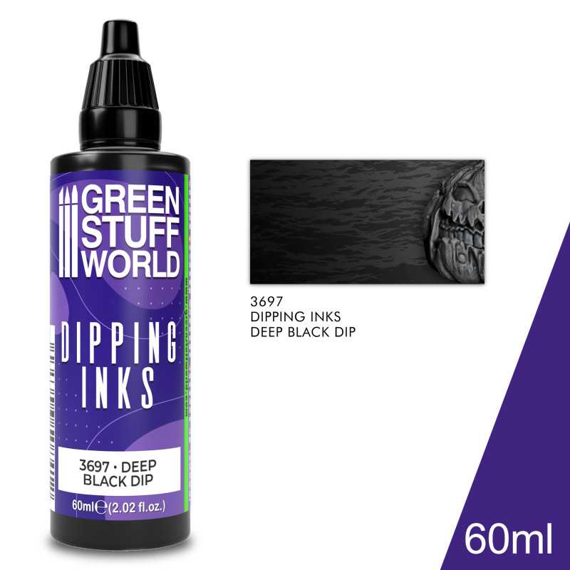 NordicDice Paint 60 ml Dipping ink 60 ml - Deep Black Dip