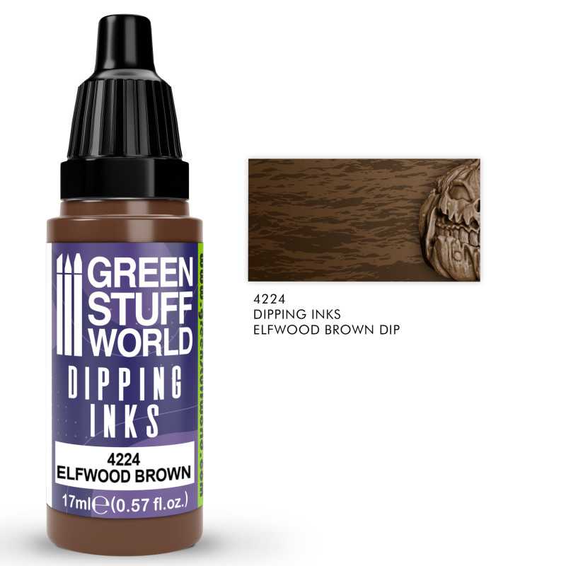NordicDice Paint Dipping ink 17 ml - Elfwood Brown Dip