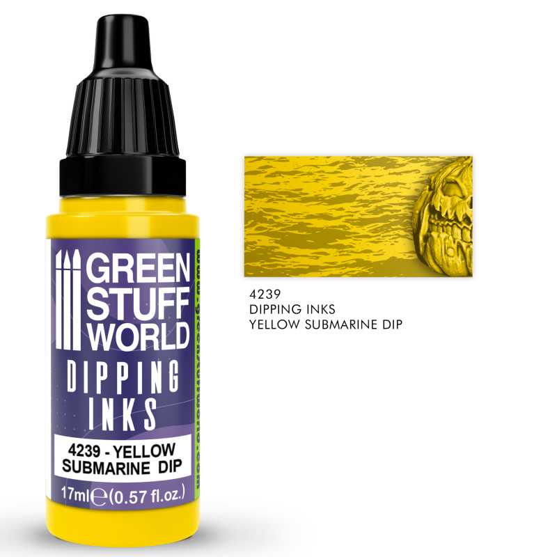 NordicDice Paint Dipping ink 17 ml - Yellow Submarine Dip