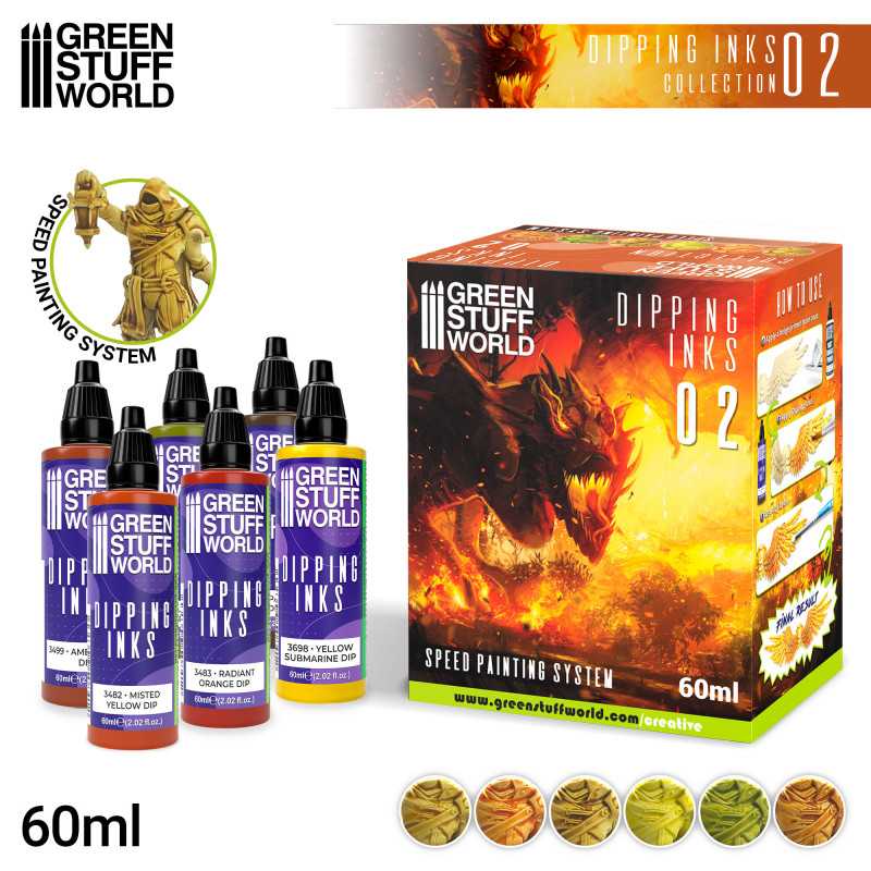 NordicDice Paint Paint Set - Dipping collection 02