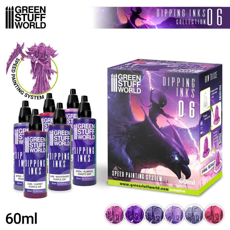 NordicDice Paint Paint Set - Dipping collection 06