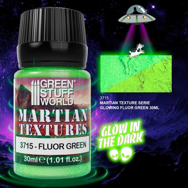 NordicDice Paint Textured Paint - Martian - Fluor Green 30ml