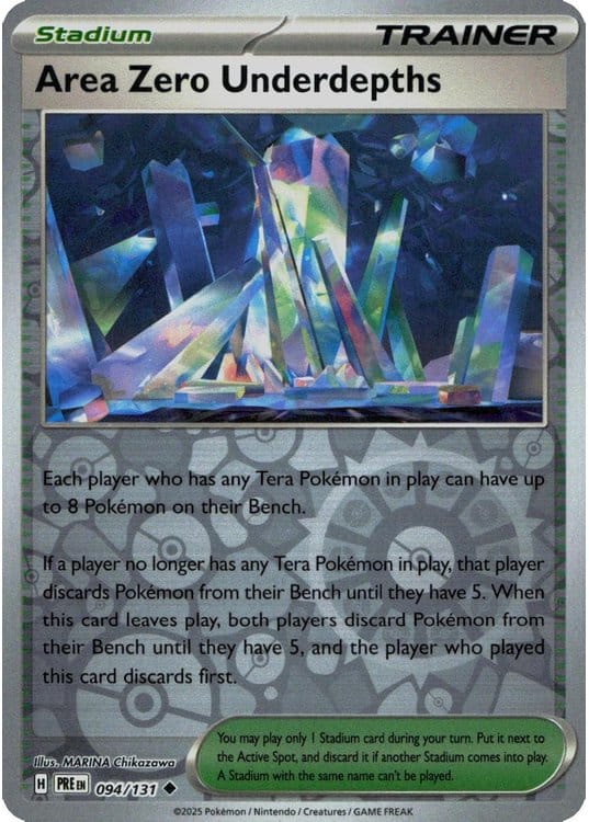 NordicDice Pkm Singles Area Zero Underdepths - Prismatic Evolutions Pokemon Card English