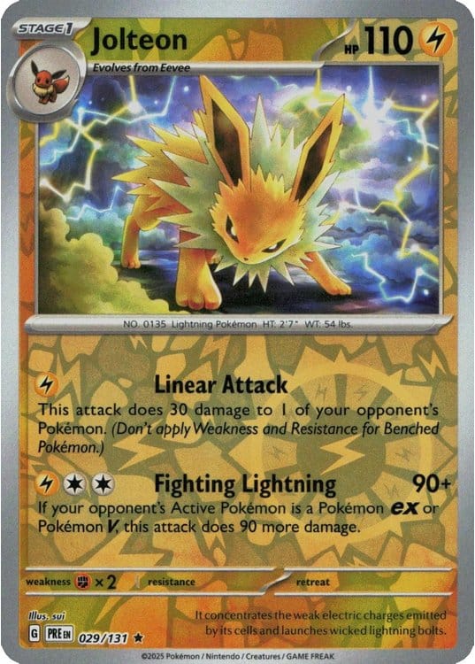 NordicDice Pkm Singles Jolteon - Prismatic Evolutions Pokemon Card English