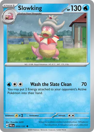 NordicDice Pkm Singles Slowking - Prismatic Evolutions Pokemon Card English