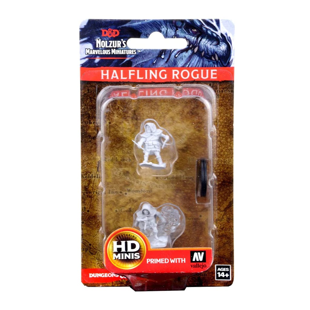NordicDice rollespilsfigurer D&D Dungeons & Dragons - Nolzur's Marvelous Miniatures: Hafling Rouge
