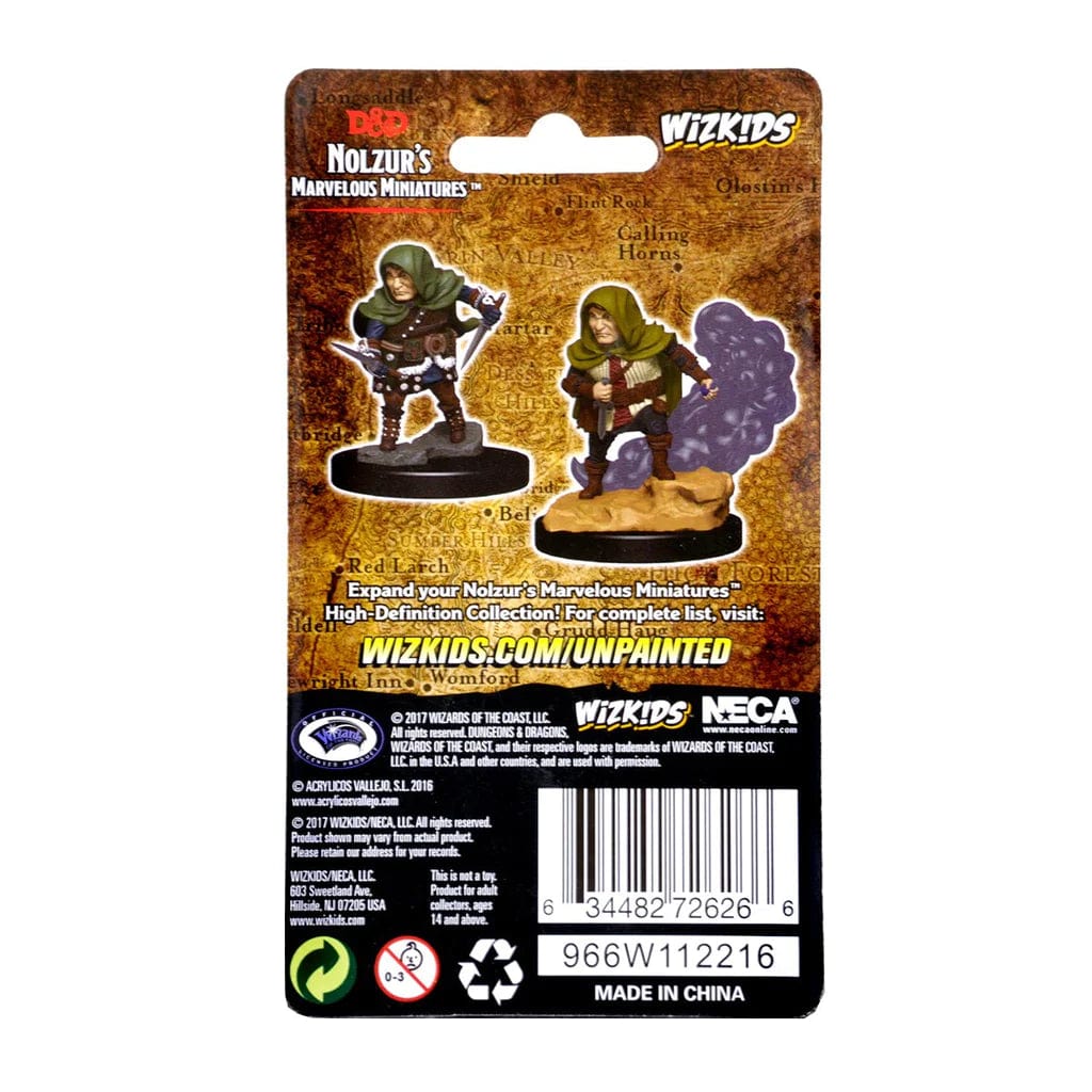 NordicDice rollespilsfigurer D&D Dungeons & Dragons - Nolzur's Marvelous Miniatures: Hafling Rouge