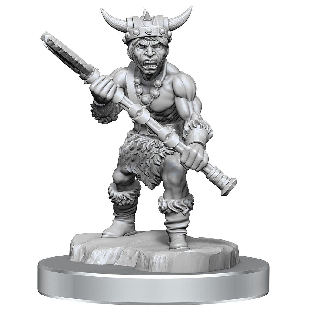 NordicDice rollespilsfigurer D&D Miniature pre-painted Halfling Barbarian Male