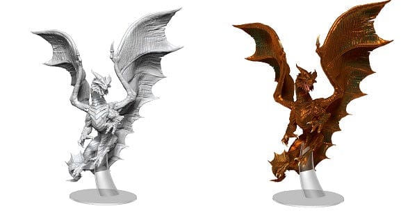 NordicDice rollespilsfigurer D&D Nolzur's Marvelous Miniatures: Adult Copper Dragon - EN