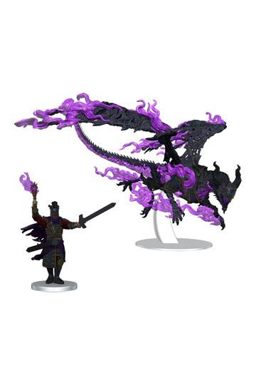 NordicDice rollespilsfigurer D&D pre-painted Miniatures Lord Soth on Greater Death Dragon