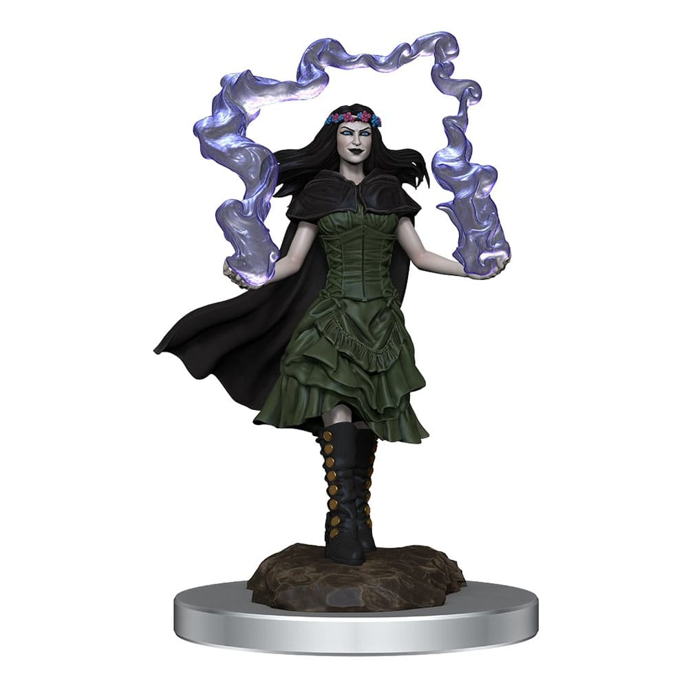 NordicDice rollespilsfigurer D&D Unpainted Miniatures 3-Pack Dark Spellcaster & Flameskulls