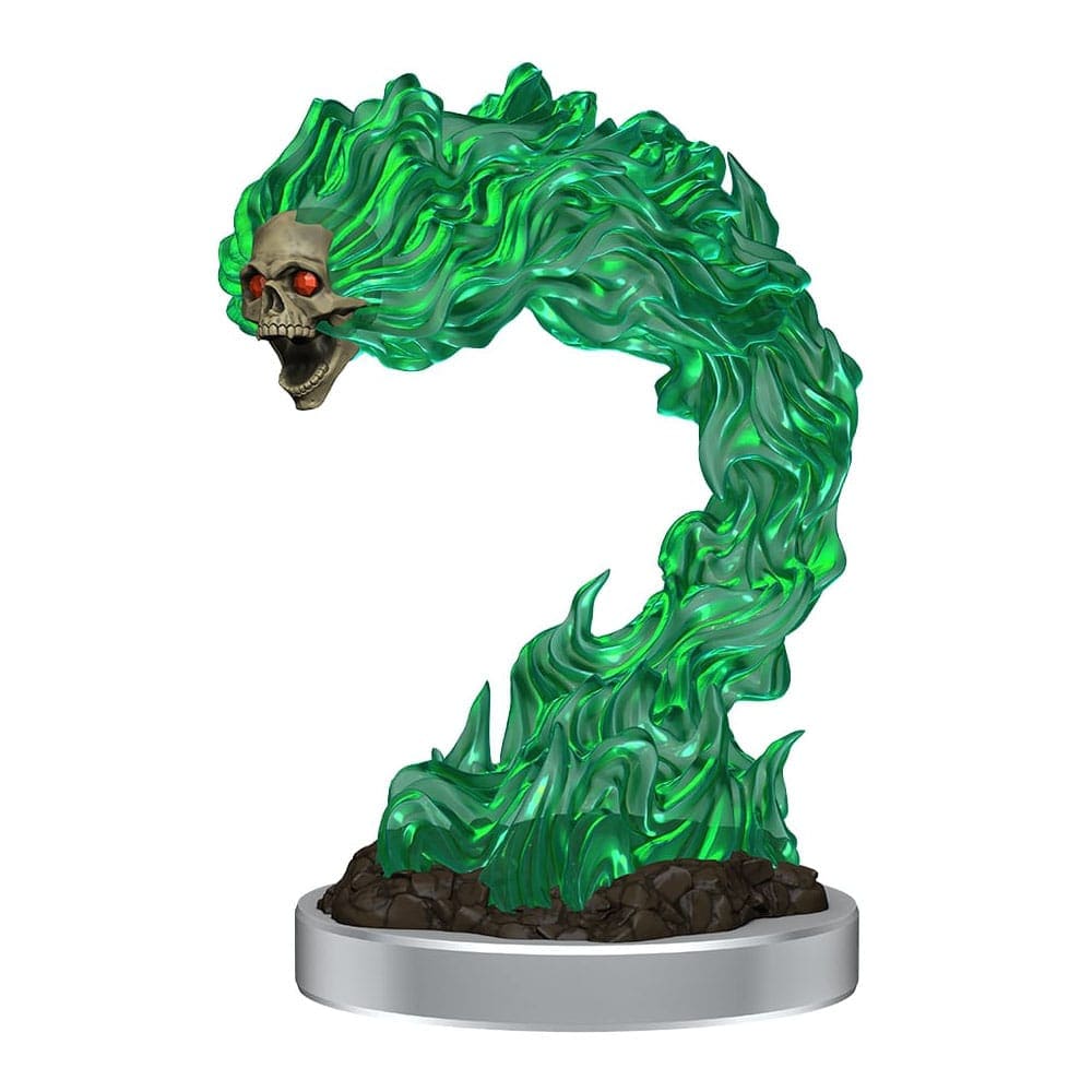 NordicDice rollespilsfigurer D&D Unpainted Miniatures 3-Pack Dark Spellcaster & Flameskulls