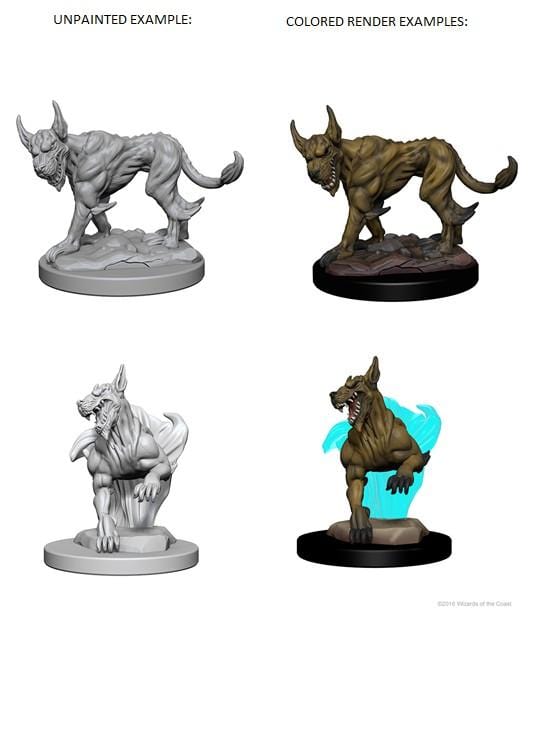 NordicDice rollespilsfigurer Dungeons and Dragons: Nolzur’s Marvelous Miniatures - Blink Dogs