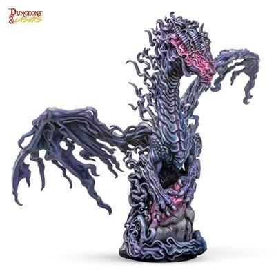NordicDice rollespilsfigurer Dungeons & Lasers - Ghost Dragon - EN