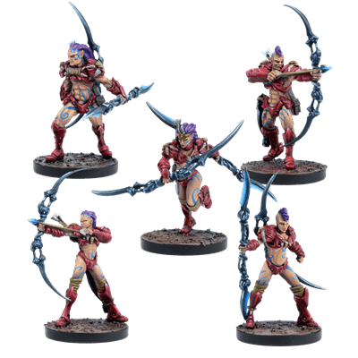 NordicDice rollespilsfigurer Firefight - Asterian Kalyshi - EN
