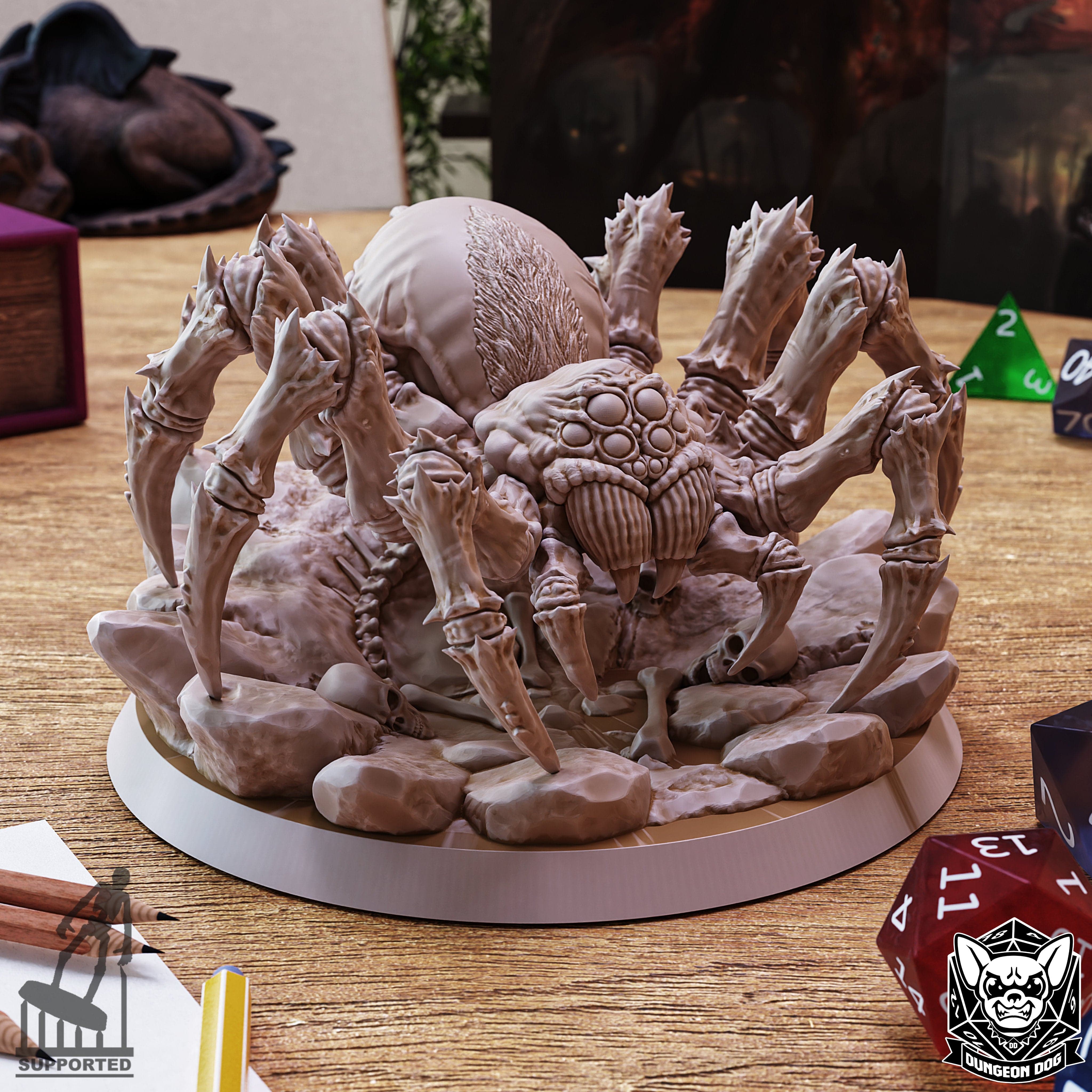 NordicDice rollespilsfigurer Standard Giant Spyder Giant Spyder - Custom Mini