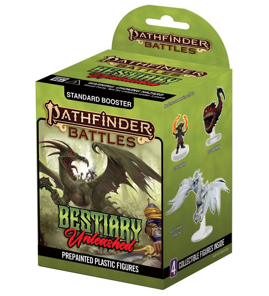 NordicDice rollespilsfigurer Pathfinder Battles: Bestiary Unleashed Booster Brick
