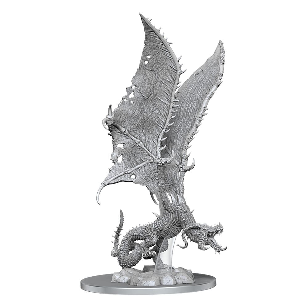 NordicDice rollespilsfigurer Pathfinder Battles Deep Cuts Unpainted Miniatures Flame Drake