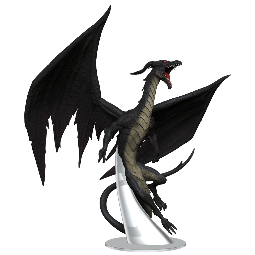 NordicDice rollespilsfigurer Pathfinder Battles: Impossible Lands - Adult Umbral Dragon Boxed Figure