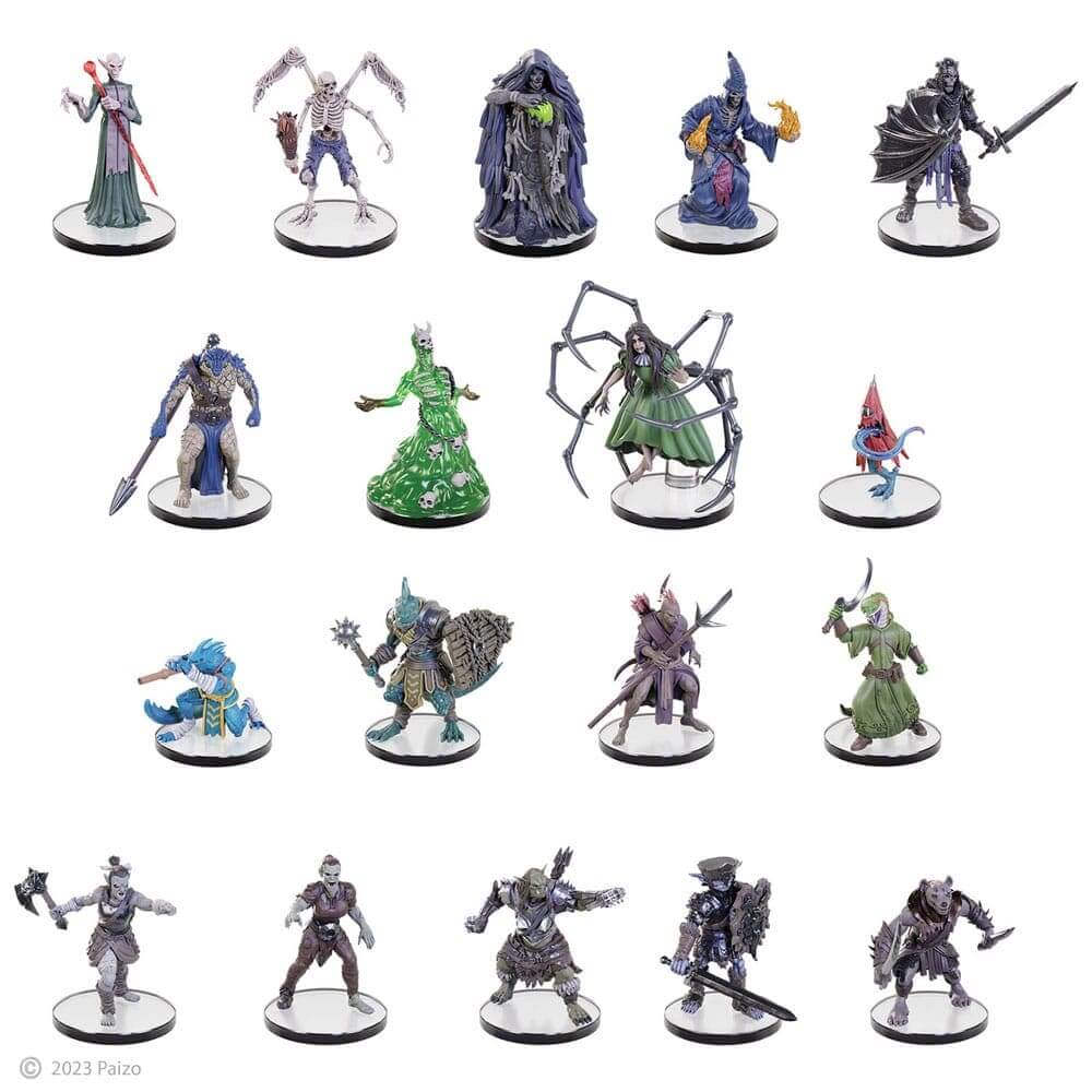 NordicDice rollespilsfigurer Pathfinder Battles pre-painted Miniatures Fearsome Forces Battle Brick Assortment (1)
