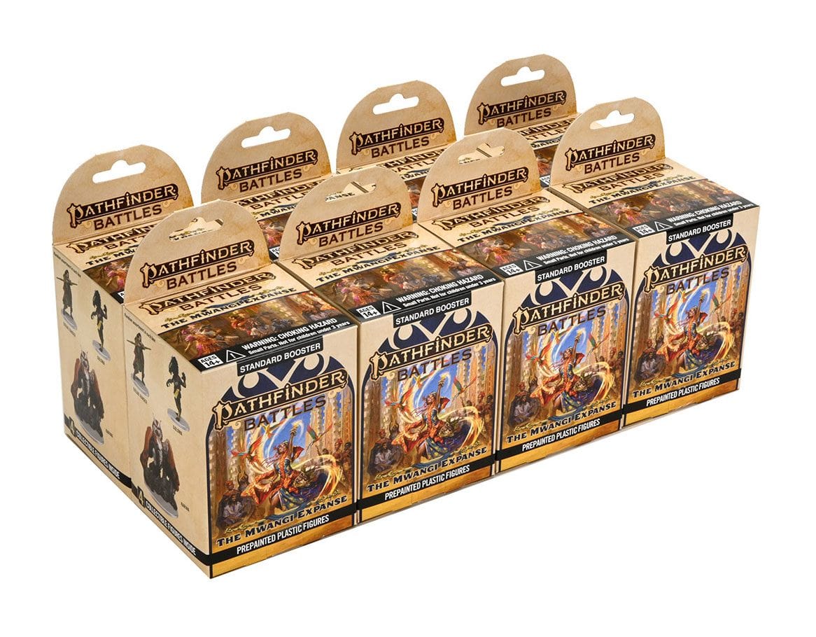 NordicDice rollespilsfigurer Pathfinder Battles: The Mwangi Expanse Booster Brick