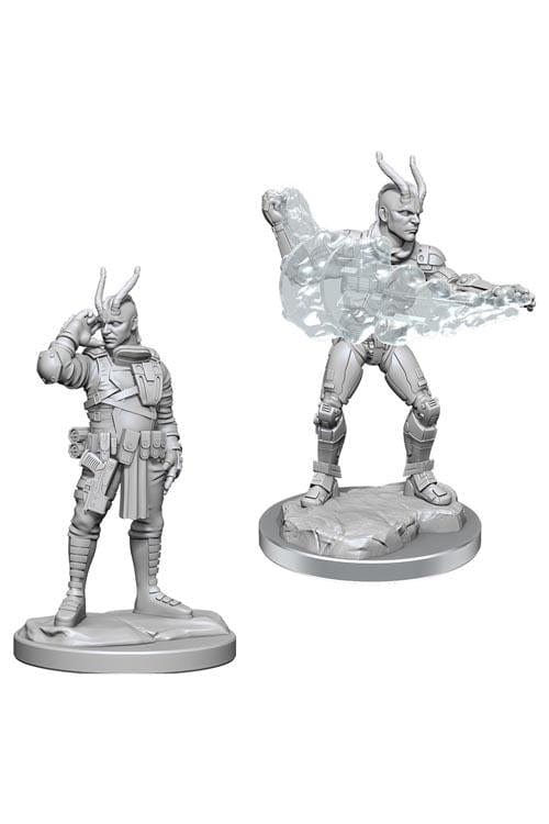 NordicDice rollespilsfigurer Starfinder Unpainted male Lashunta Technomancer