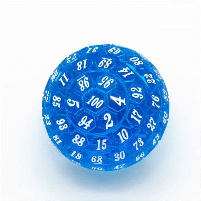 NordicDice Sharp Dice D100 terning i blå